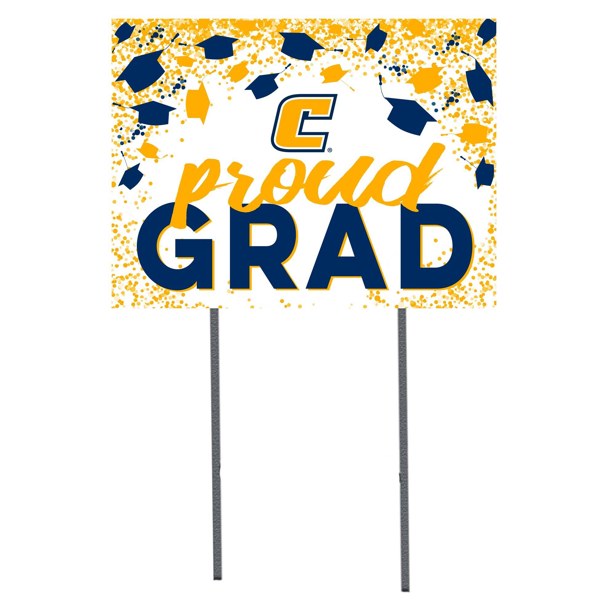 Tennessee Chattanooga Mocs 18" x 24" Proud Grad Yard Sign
