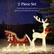 2-Piece Set
Decorate the yard with a glowing reindeer-driven sleigh
*White Color Shown
