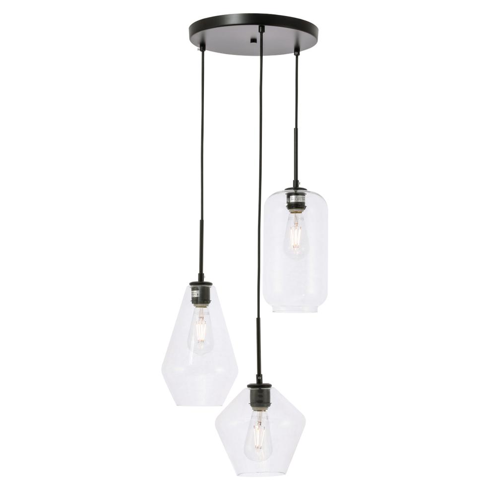 Black And Clear Glass