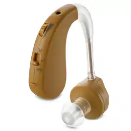 MEDca - Hearing Amplifiers Set with New Digital Technology - Almost Invisible Design - Personal Pair Sound Amplifier - Beige