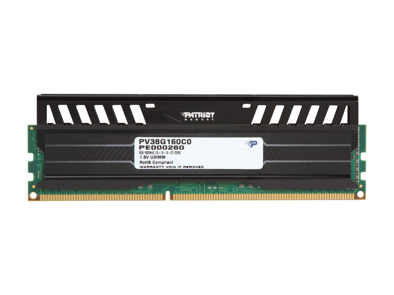 PATRIOT MEMORY  
PV38G160C0  
PE000260  
BOB 600Z  
1 10-10-10-27  
10 27  
DORO  
1.5V UDIMM  
RoHS Compliant  
WARRANTY VOID IF REMOVED
