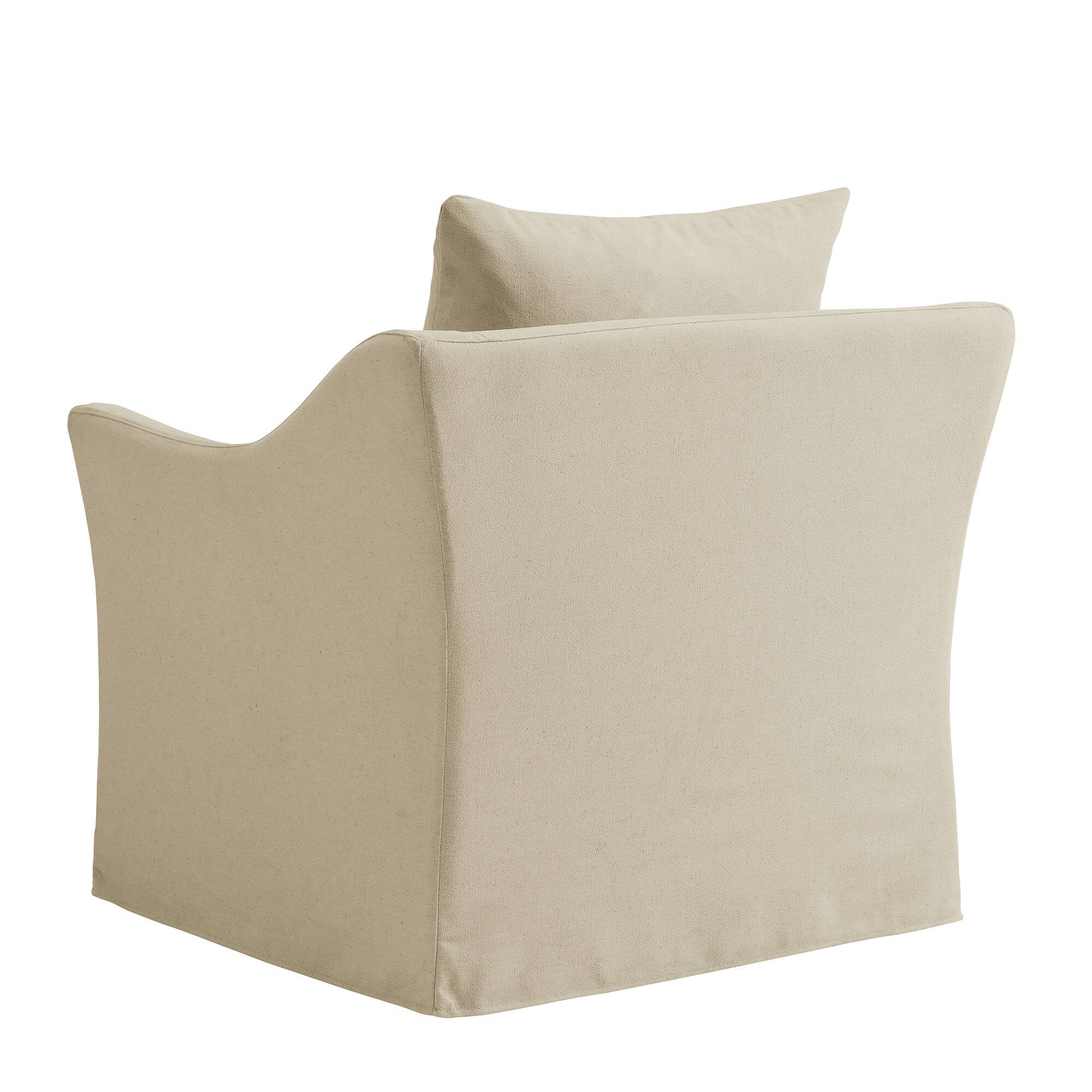 Alt View 3. Modway - Somerset Slipcovered Linen Blend Armchair by Modway - Linen.