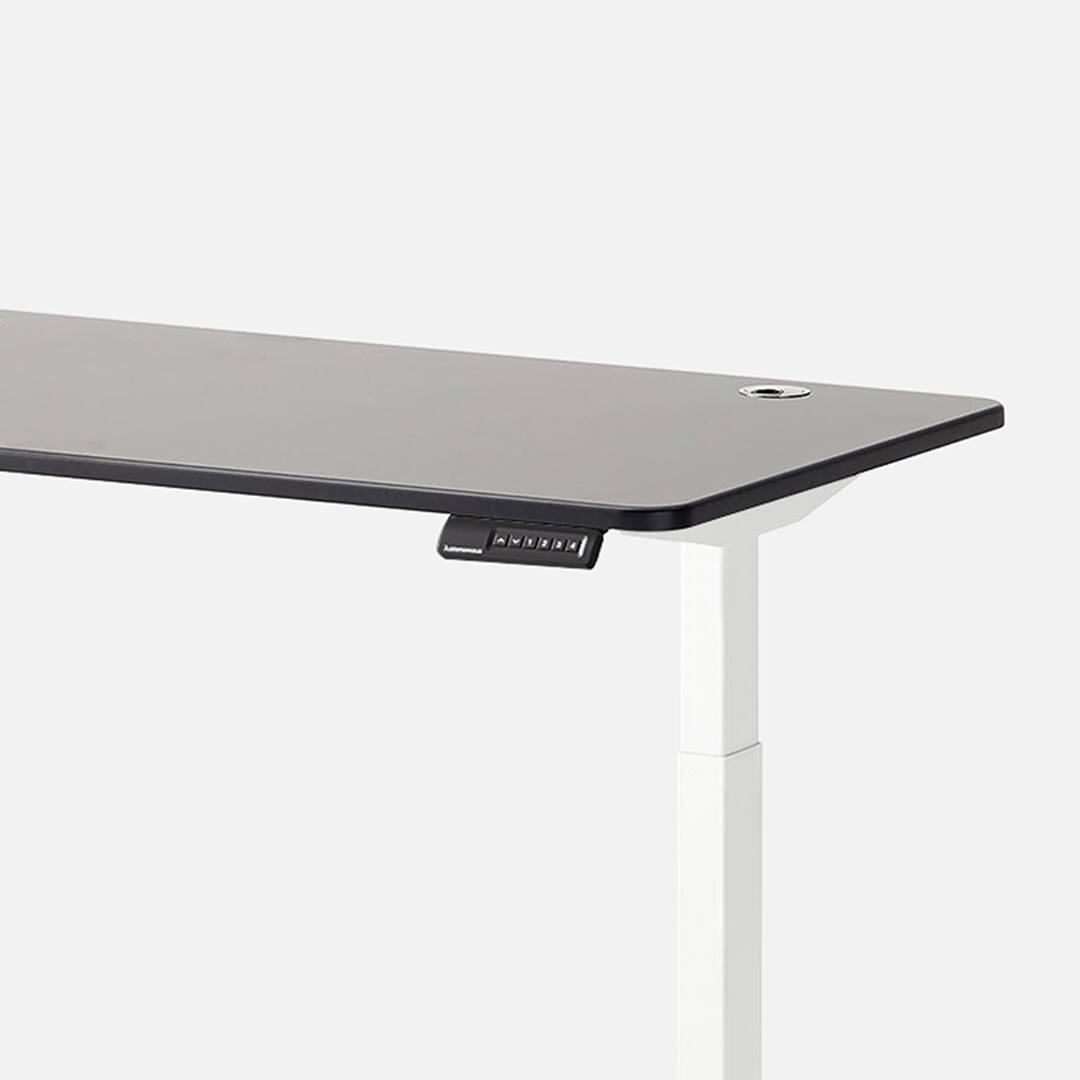Angle. Autonomous - Autonomous Desk 2 Electric Standing Desk 53x29 - 3-Stage - White Black.