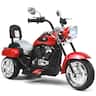 Costway - 3 Wheel Kids Ride On Motorcycle 6V Battery Powered Electric Toy - Red
