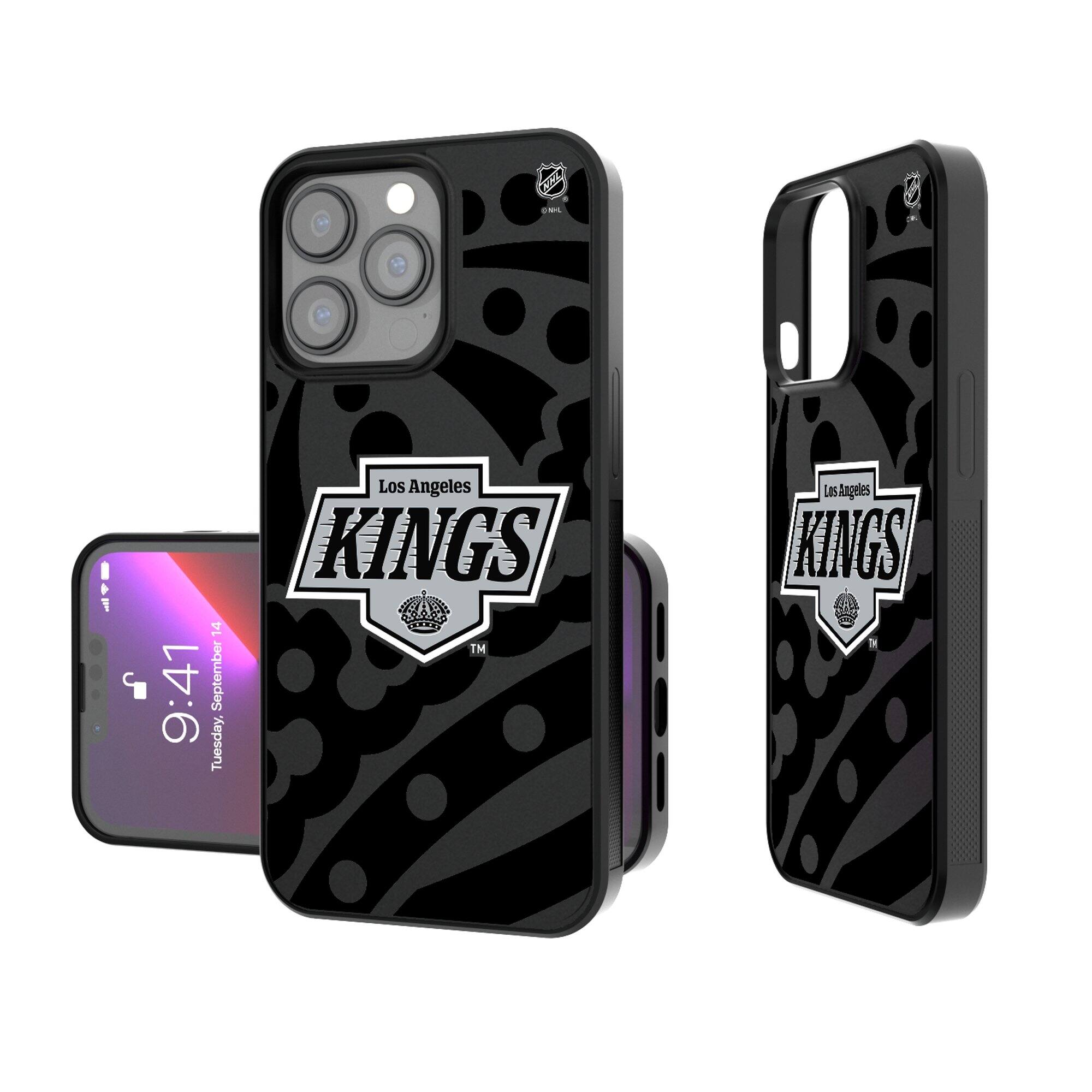Keyscaper - NHL - Los Angeles Kings Bump Case with 8.2ft Drop Protection - 15 - Multicolor