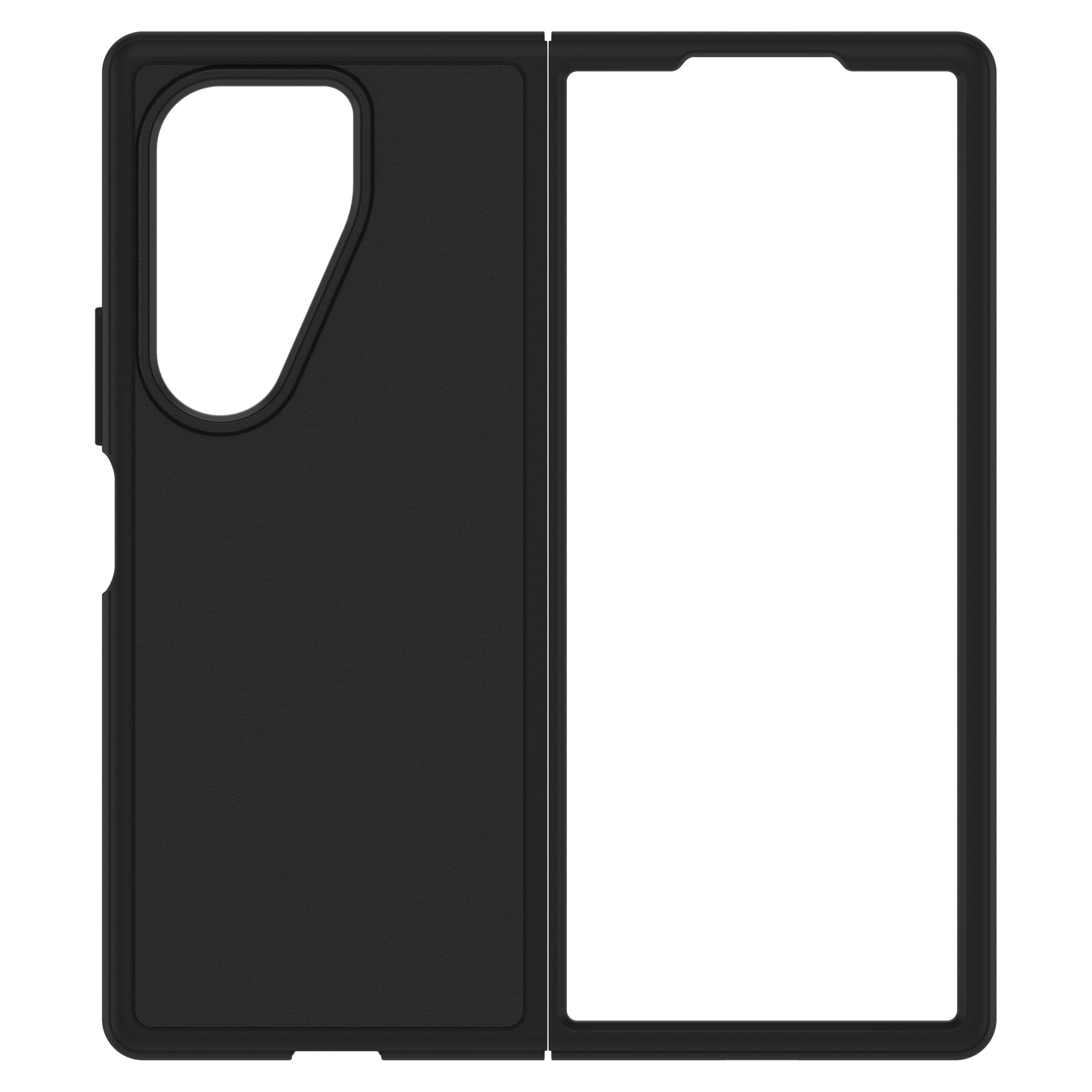Angle. OtterBox - Thin Flex Series Carrying Case for Samsung Galaxy Z Fold6 - Black.