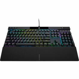 CORSAIR - K70 Gaming Keyboard - Cable Connectivity - USB Type A Interface - RGB LED - 104 Key(s) - Windows Lock Key, Volum - Black