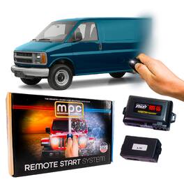 MPC - Smartphone/OEM Fob Activated Remote Starter For 1998-2002 Chevrolet ExpressCargo - Black