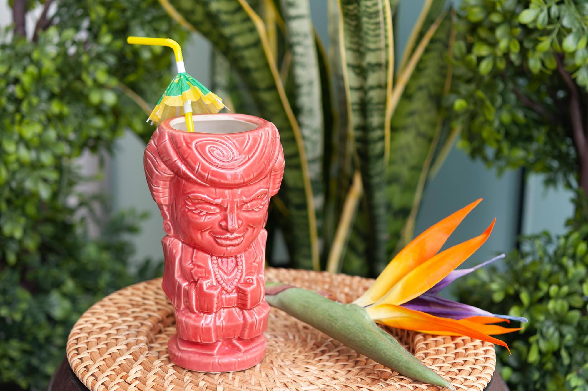 Alt View 4. ThinkGeek - Geeki Tikis The Golden Girls Blanche Ceramic Tiki Style Mug | Holds 17 Ounces - Red.