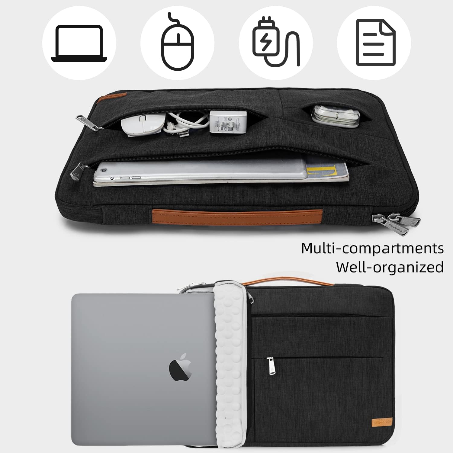 Multi-compartments  
Well-organized