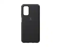 Front. Speck - Speck ImpactHero Black Case - Samsung Galaxy A13 5G - Black/Slate Grey.