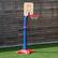 Alt View 3. Costway - Costway Kids Children Basketball Hoop Stand Adjustable Height 63"-85" Indoor Outdoor Sports - Blue,Red,White.