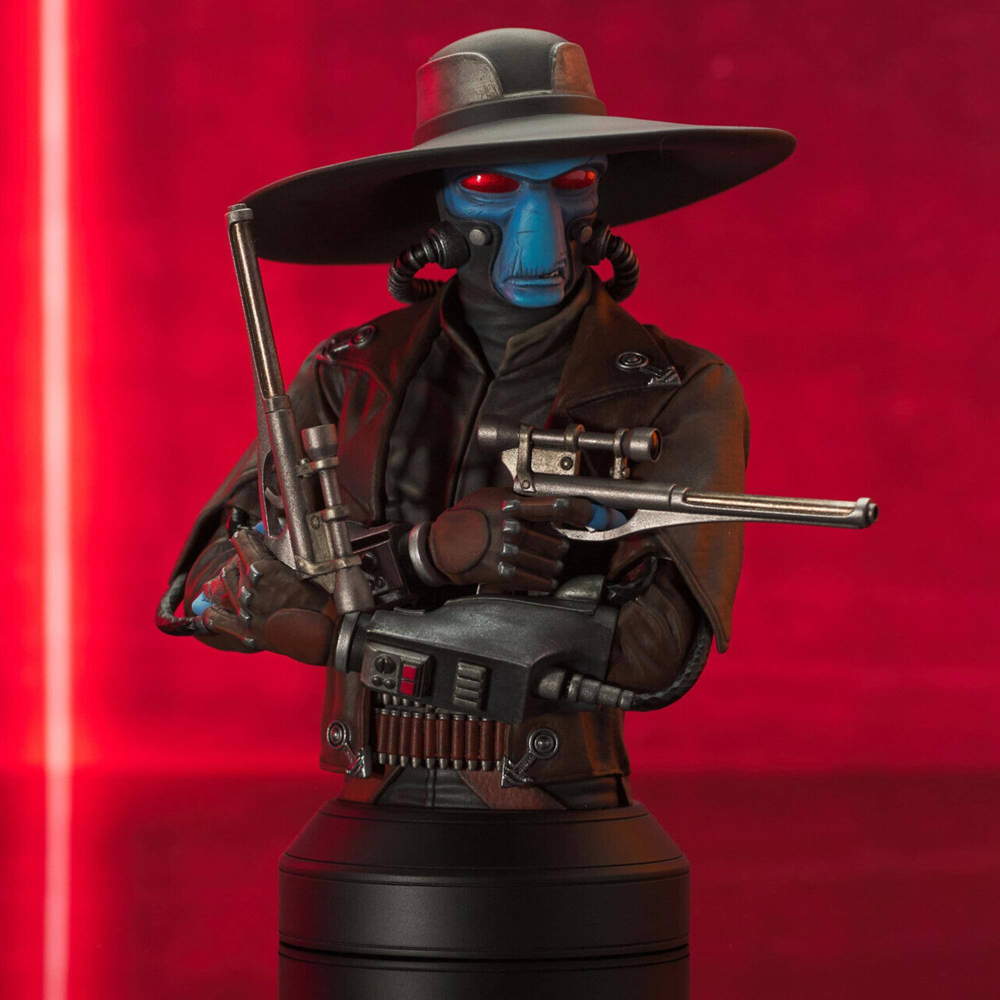 Alt View 3. Star Wars - Star Wars Cad Bane 6 Inch Resin Bust - Black.