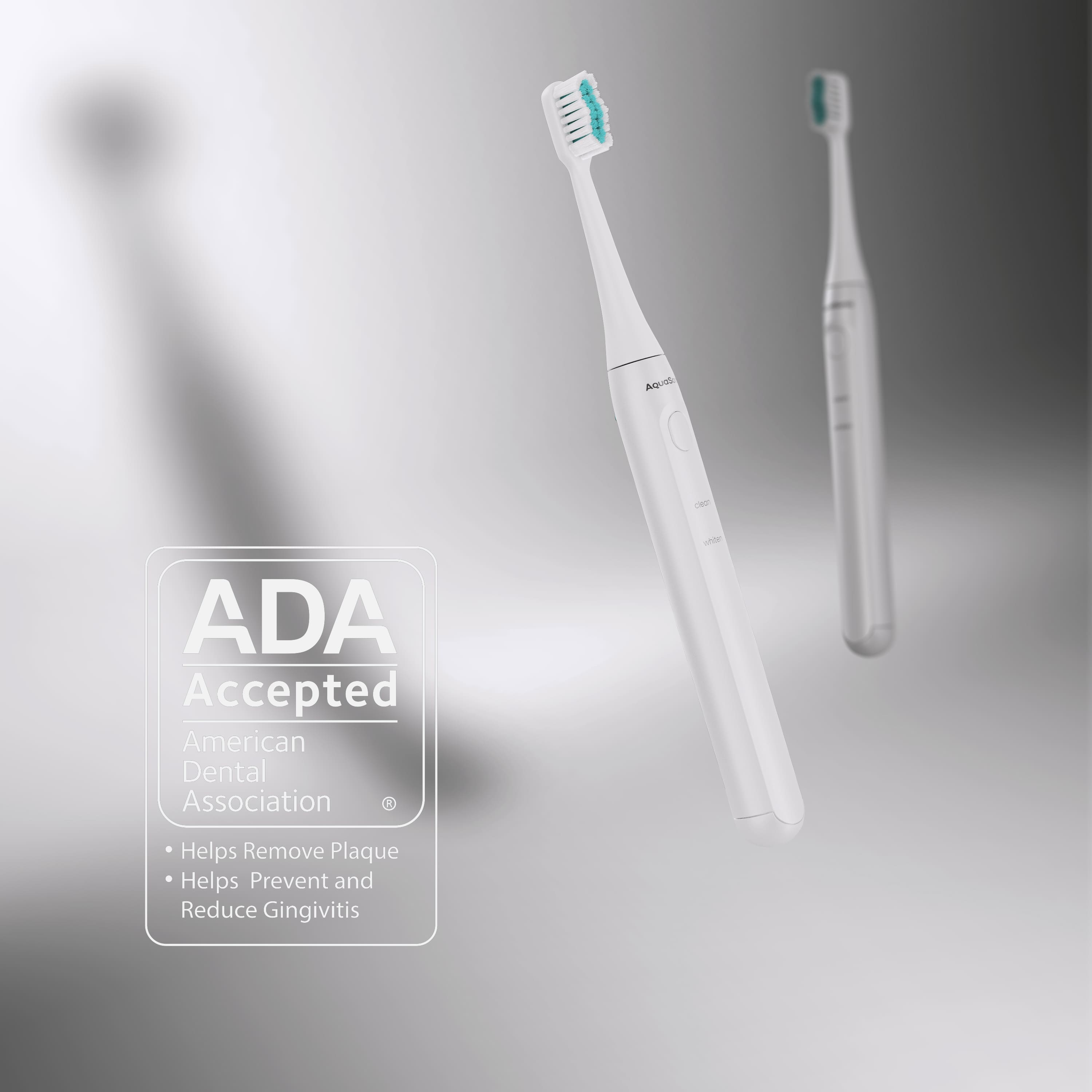 ADA Accepted
American Dental Association
- Helps Remove Plaque
- Helps Prevent and Reduce Gingivitis