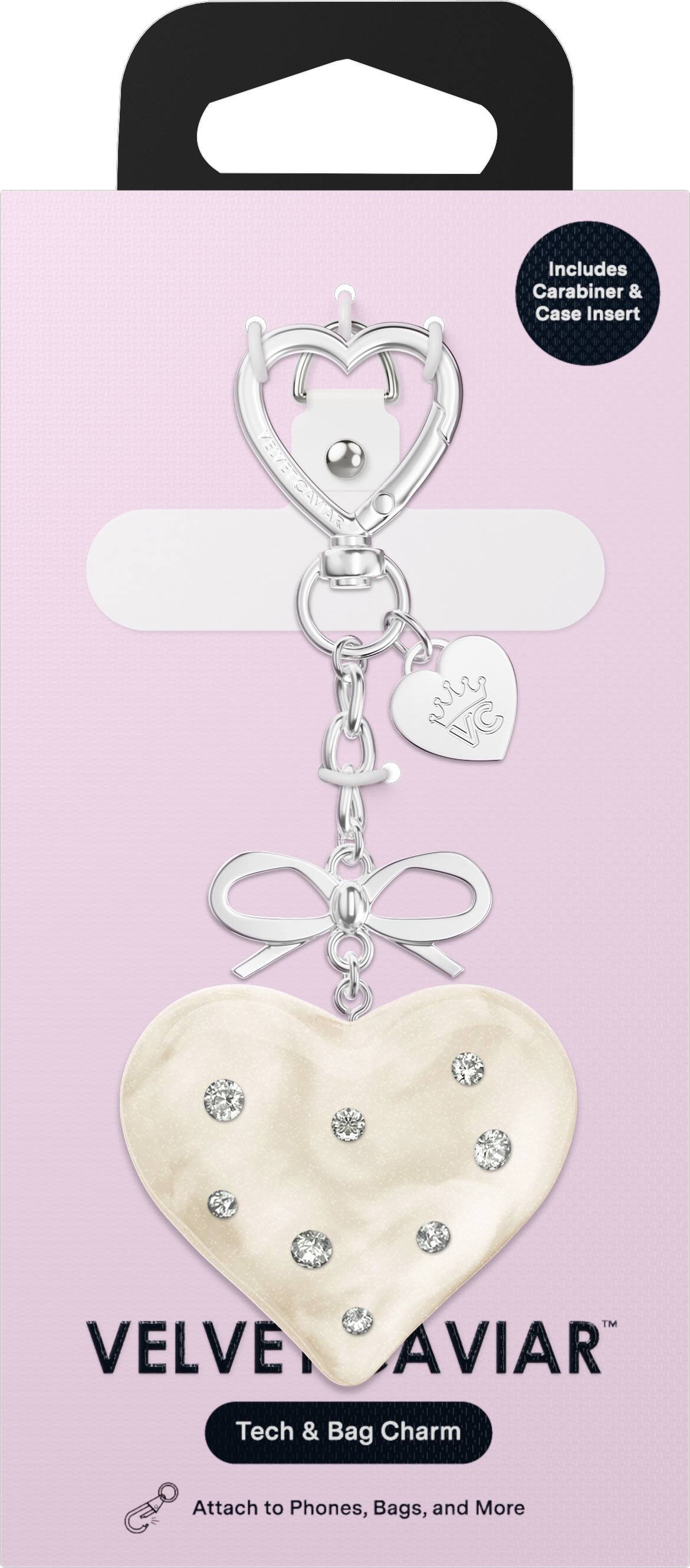 Includes Carabiner & Case Insert

CAVIAR
TM VELVE AVIAR

Tech & Bag Charm
Attach to Phones, Bags, and More