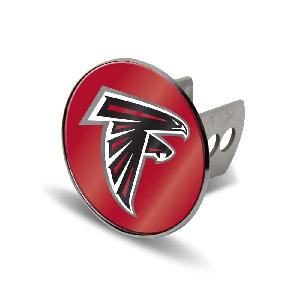Rico Industries - Atlanta Football Falcons Heavy Duty Chrome Trailer Hitch Cover with Laser Cut Insert - Multi