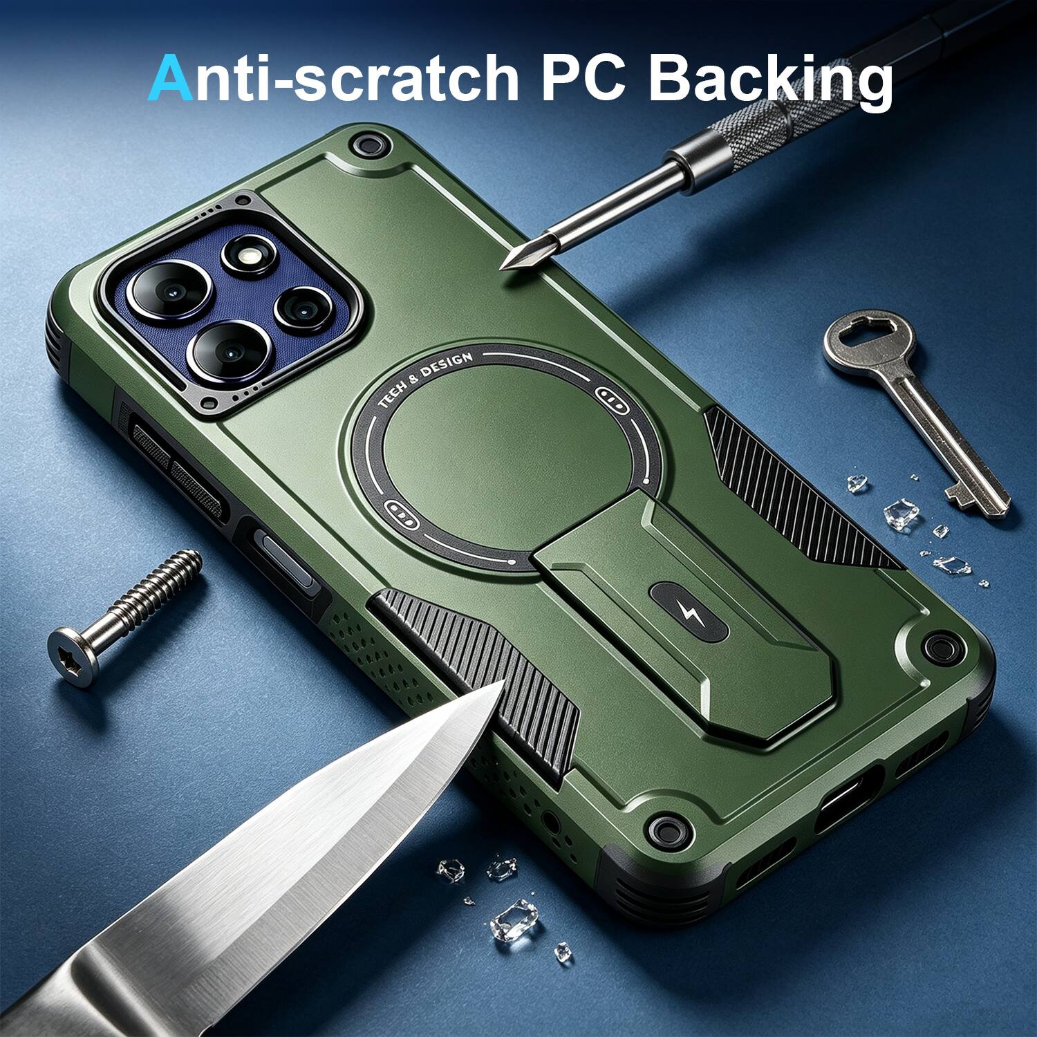 Anti-scratch PC Backing