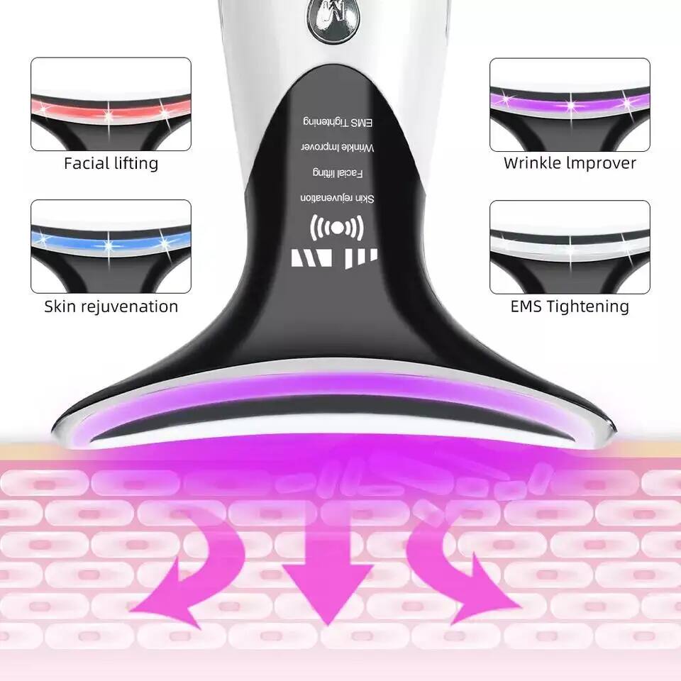 Facial lifting  
Skin rejuvenation  
Wrinkle Improver  
EMS Tightening