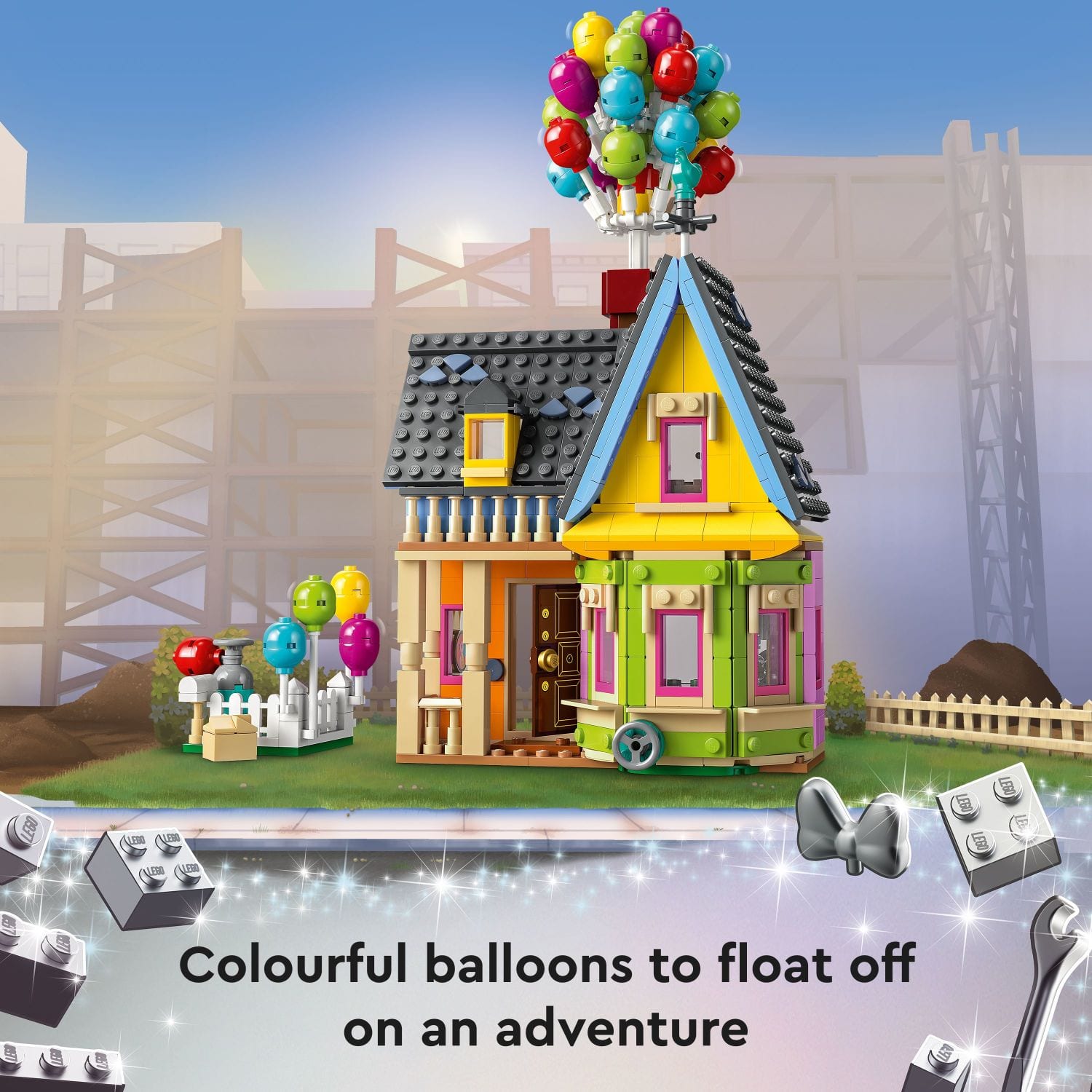Colourful balloons to float off on an adventure.