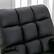 Alt View 15. Bestier - Home Massage Recliner Chair with Vibration, Manual Comfy PU Leather Reclining Chairs with Cup Holders - black.