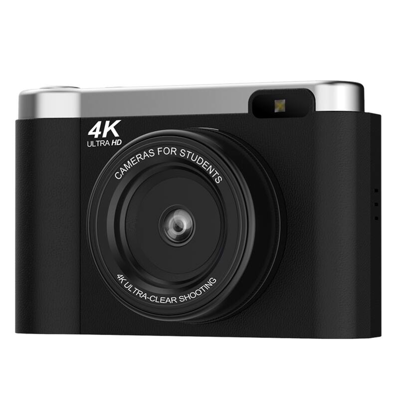 Cluzine - Digital Camera 2.8 Inch 180° Flip Display 8X Zoom Compact Camera for Vlogging Video Recording