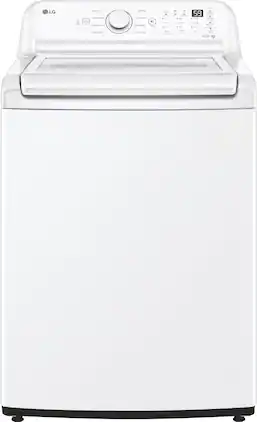 LG - 4.5 Cu. Ft. Ultra Large High-Efficiency Top Load Washer with Impeller and TurboDrum Technology - White