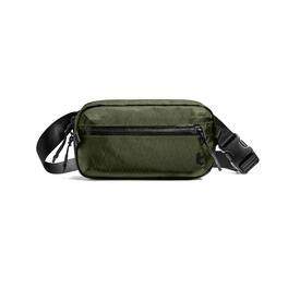 tomtoc - Aviator-T35 1.5L X-Pac Sling Bag with RFID Blocking, Minimalist Crossbody Bag Chest Shoulder Pack for Travel, Everyday - Green