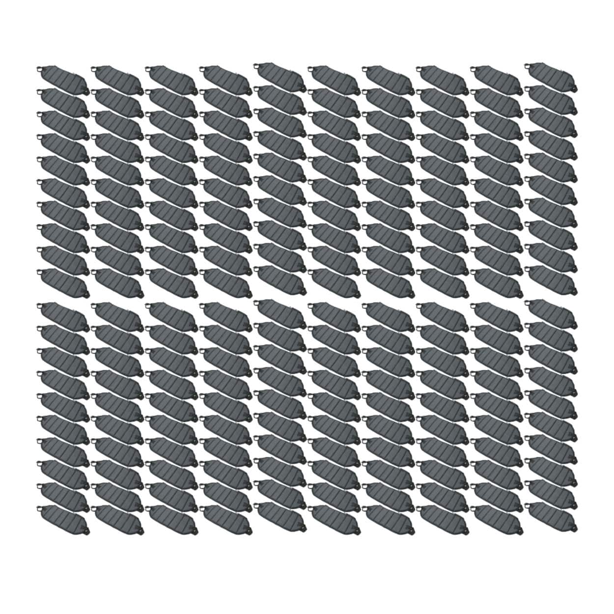 Mind Reader - Rest, Ergonomic, Pressure Relief Portable Foot Hammock (200-Pack)