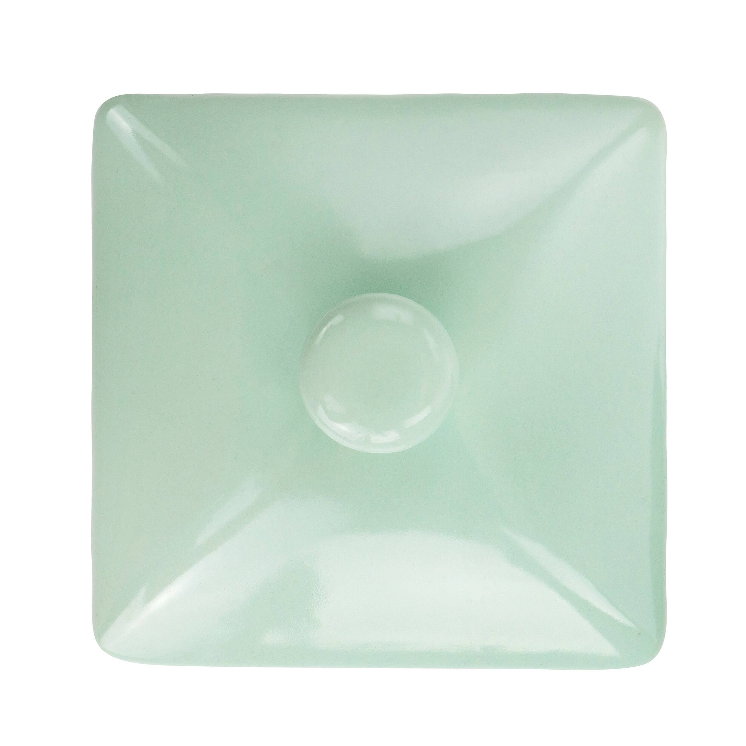 Alt View 2. Martha Stewart - Martha Stewart Mini Stoneware Casserole with Lid in Mint - Mint.