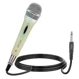 5 CORE - XLR Microphone Dynamic Mic Karaoke Singing Studio Mics Handheld -PM 286 WH