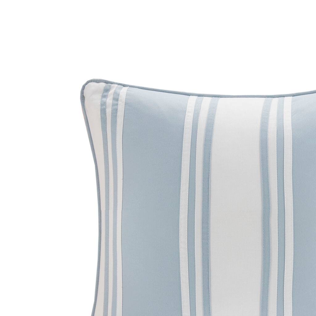 Alt View 5. Gracie Mills - Gracie Mills Ramos Coastal Inspired Pieced Square Decorative Pillow - White.