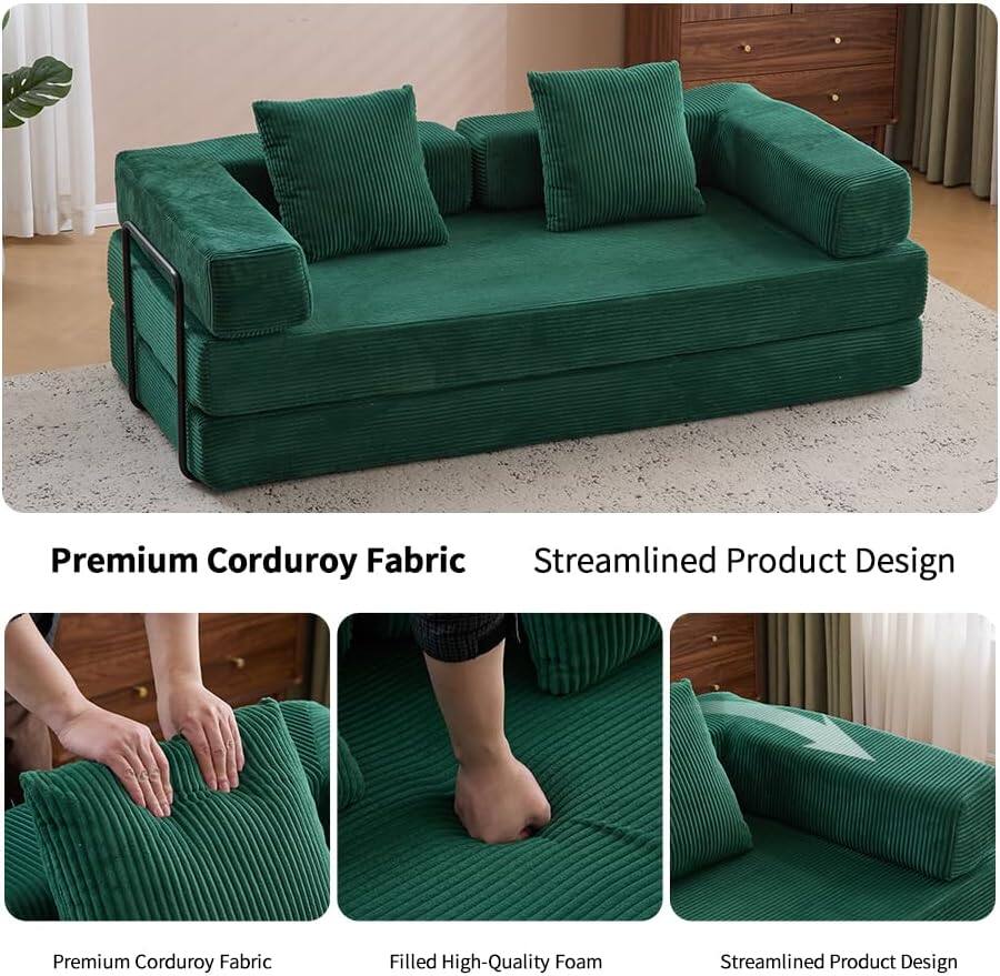 Premium Corduroy Fabric  
Streamlined Product Design  

Premium Corduroy Fabric  
Filled High-Quality Foam  
Streamlined Product Design