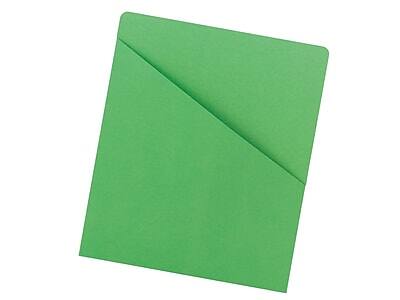 Alt View 3. Smead -  File Jackets, Letter Size, Green, 25/Pack  - Green.