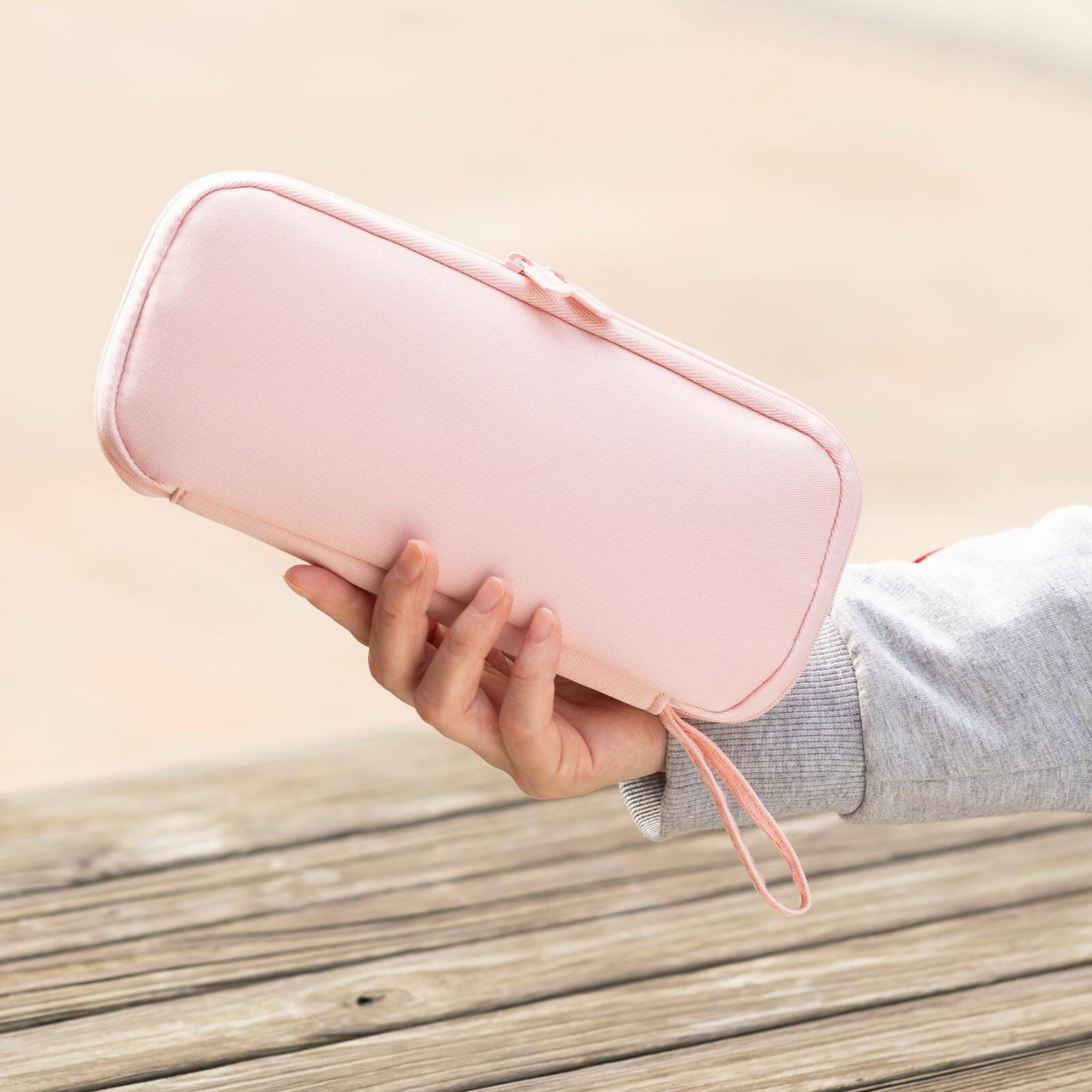 Alt View 5. Dapper Styles - Pencil Case Opening Durable Pen Pouch Portable Bag With Handle For School Teen Girl Boy Men Women Adults - Blue.