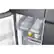Alt View 17. Samsung - 23 cu. ft. 4-Door Flex Counter Depth Smart Refrigerator with Family Hub - Black Stainless Steel.