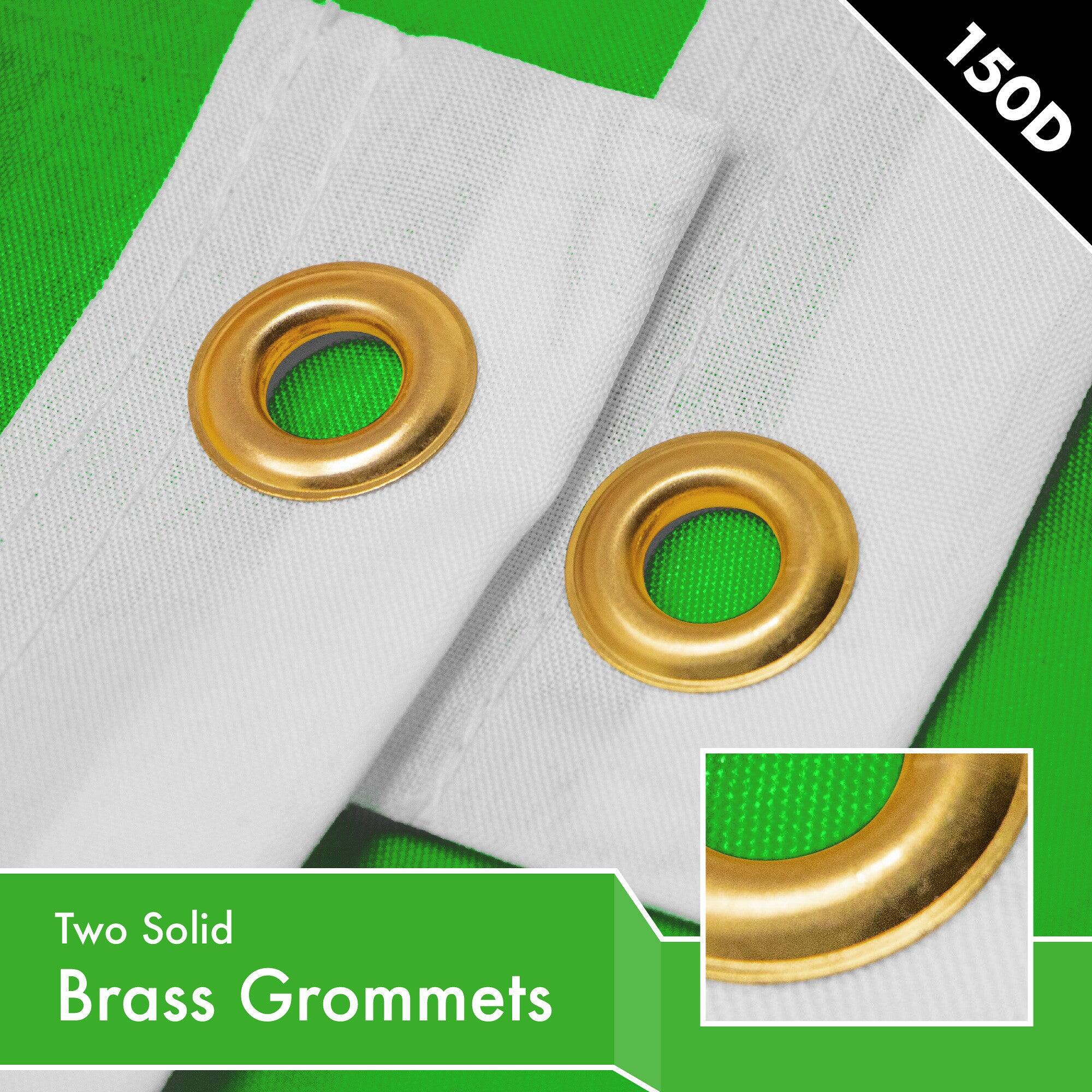 150D Two Solid Brass Grommets