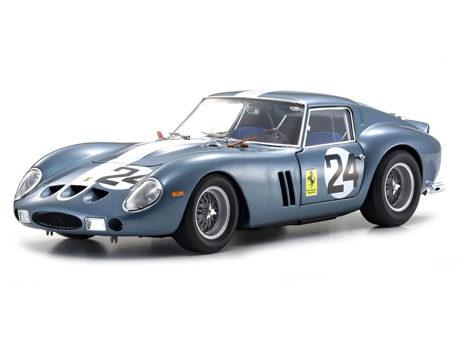 Alt View 5. Kyosho - Ferrari 250 GTO #24 Phil Hill - Olivier Gendebien 2nd Place "Sebring 12 Hours" (1962) 1/18 Diecast Model Car by Kyosho.