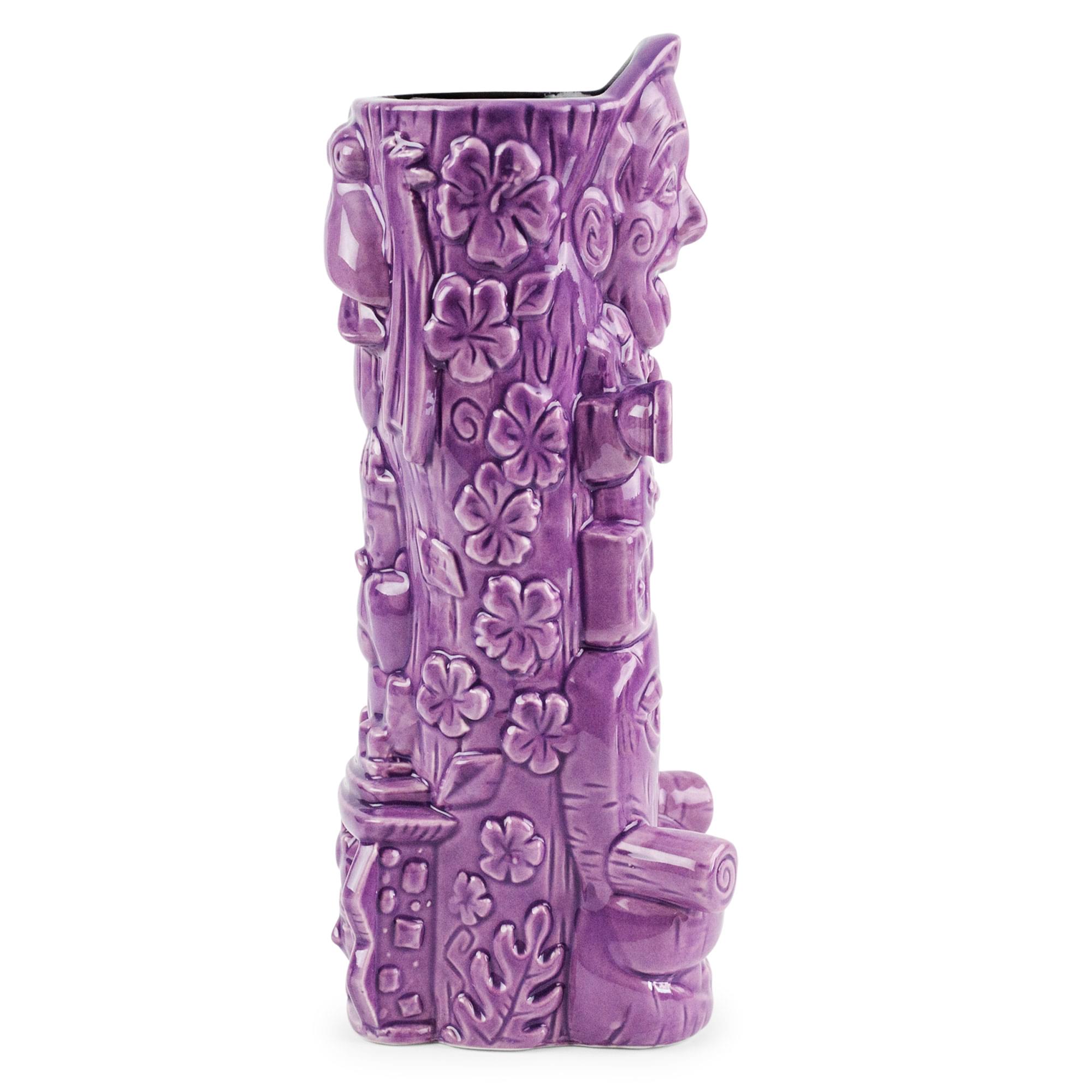 Alt View 1. ThinkGeek - Geeki Tikis Pee-Wee's Playhouse Totem Ceramic Mug | Holds 22 Ounces - Purple.