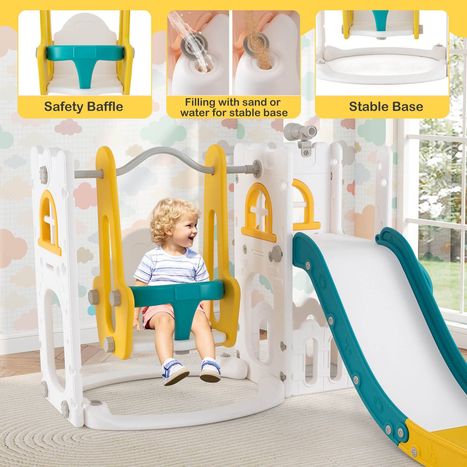 Safety Baffle

Filling with sand or water for stable base

Stable Base