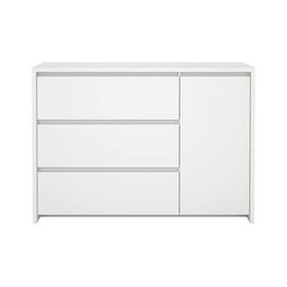 Tvilum - Next 46-inch Wide 3-Drawer and 1 Door Sideboard - White