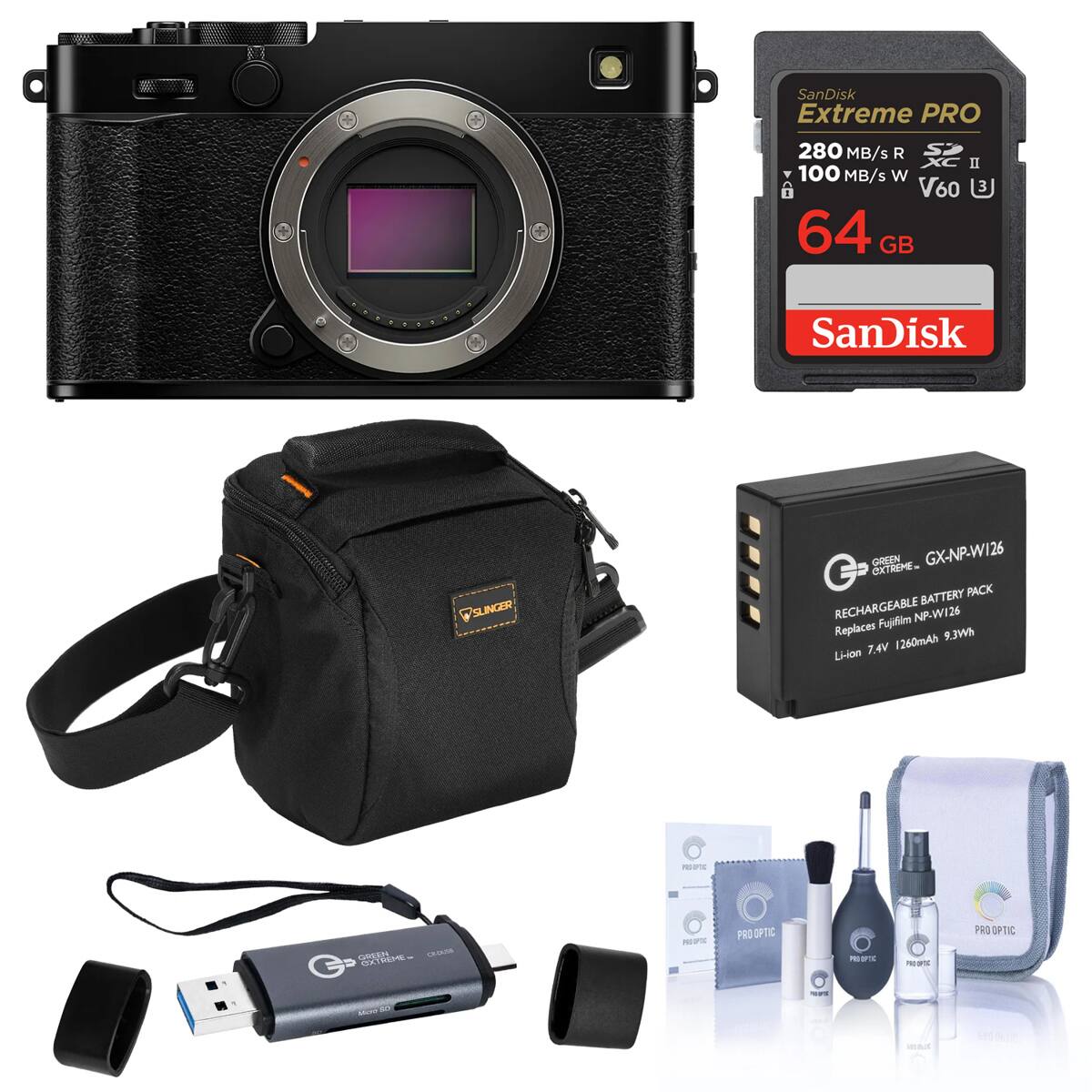 SanDisk Extreme PRO 280 MB/s R II 100 MB/s W a V60 3J 64 GB SanDisk SUNGER GREEN GX-NP-W126 G EXTREME BATTERY PACK RECHARGEABLE NP.W126 Replaces Fujifilm NP-W126 Li-on 7.4V PRIE CVETI G CELTREE HETE PRO OPTIC