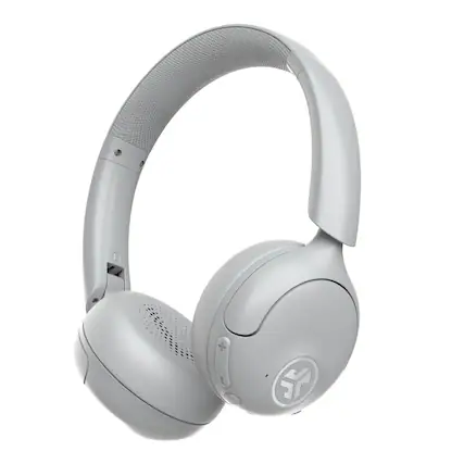 Front. JLab - GO LUX ANC Wireless On-Ear Headphones - Cloud White.
