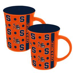 The Memory Company - Syracuse Orange Two-Pack 15oz. Line Up Ceramic Mugs - Multicolor