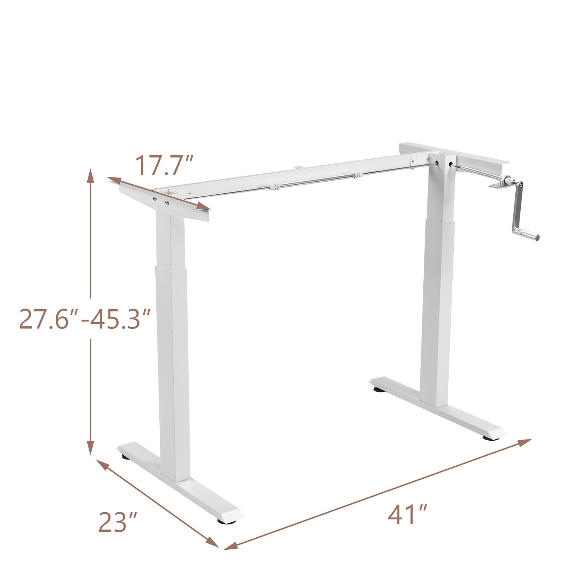 17.7"  
27.6"-45.3"  
23"  
41"