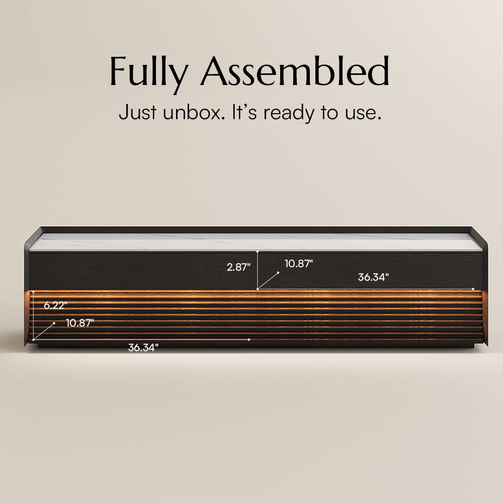 Fully Assembled  
Just unbox. It's ready to use.  

2.87"  
10.87"  
36.34"  
6.22"  
10.87"  
36.34"