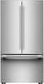 KitchenAid - 36 in. Wide 24 cu. ft. French Door Counter-Depth Refrigerator with Interior Dispense - Stainless Steel