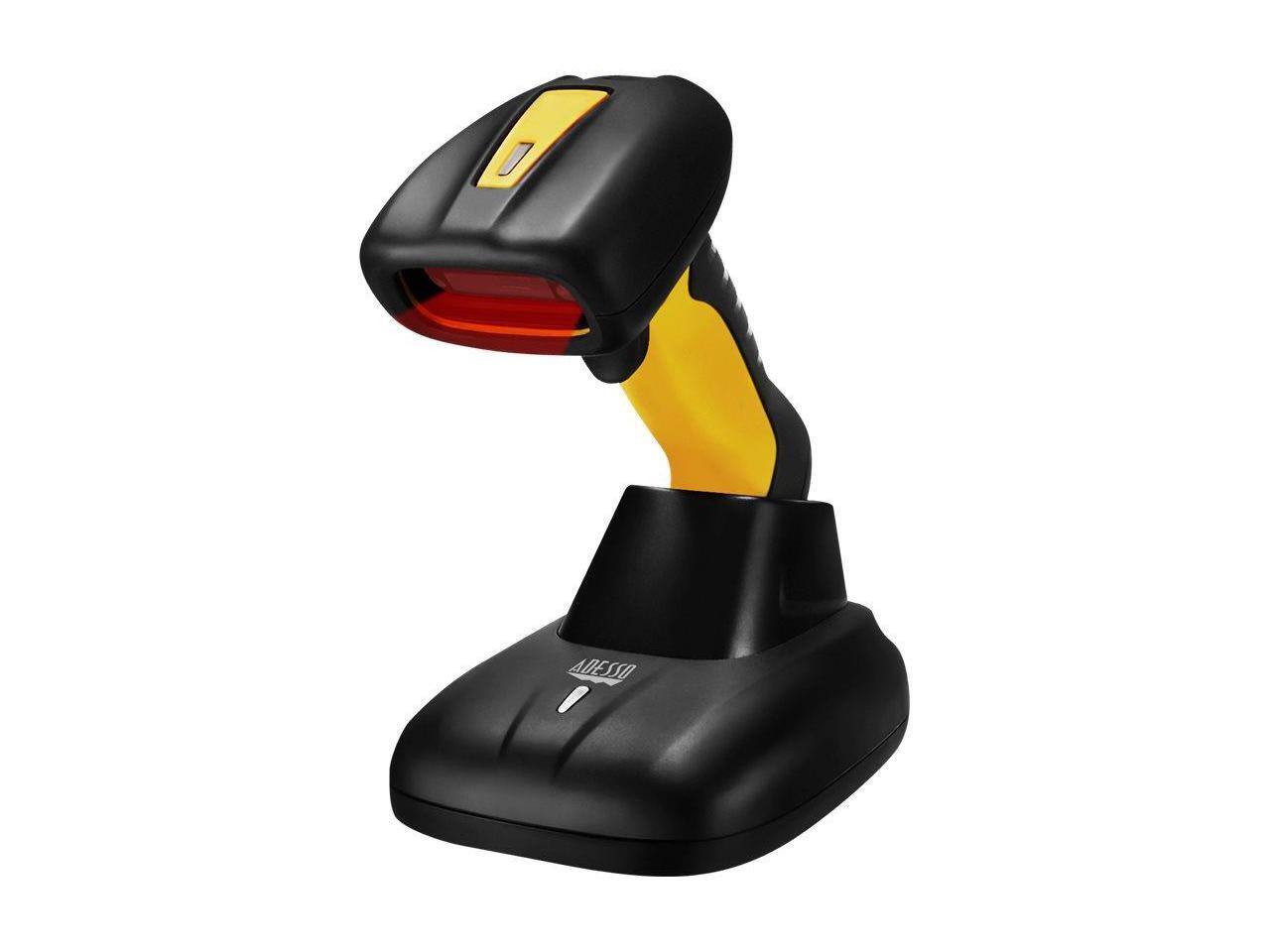 Alt View 5. Adesso - Adesso NuScan 4100B Bluetooth Antimicrobial Waterproof CCD Barcode Scanner with Charging Cradle.