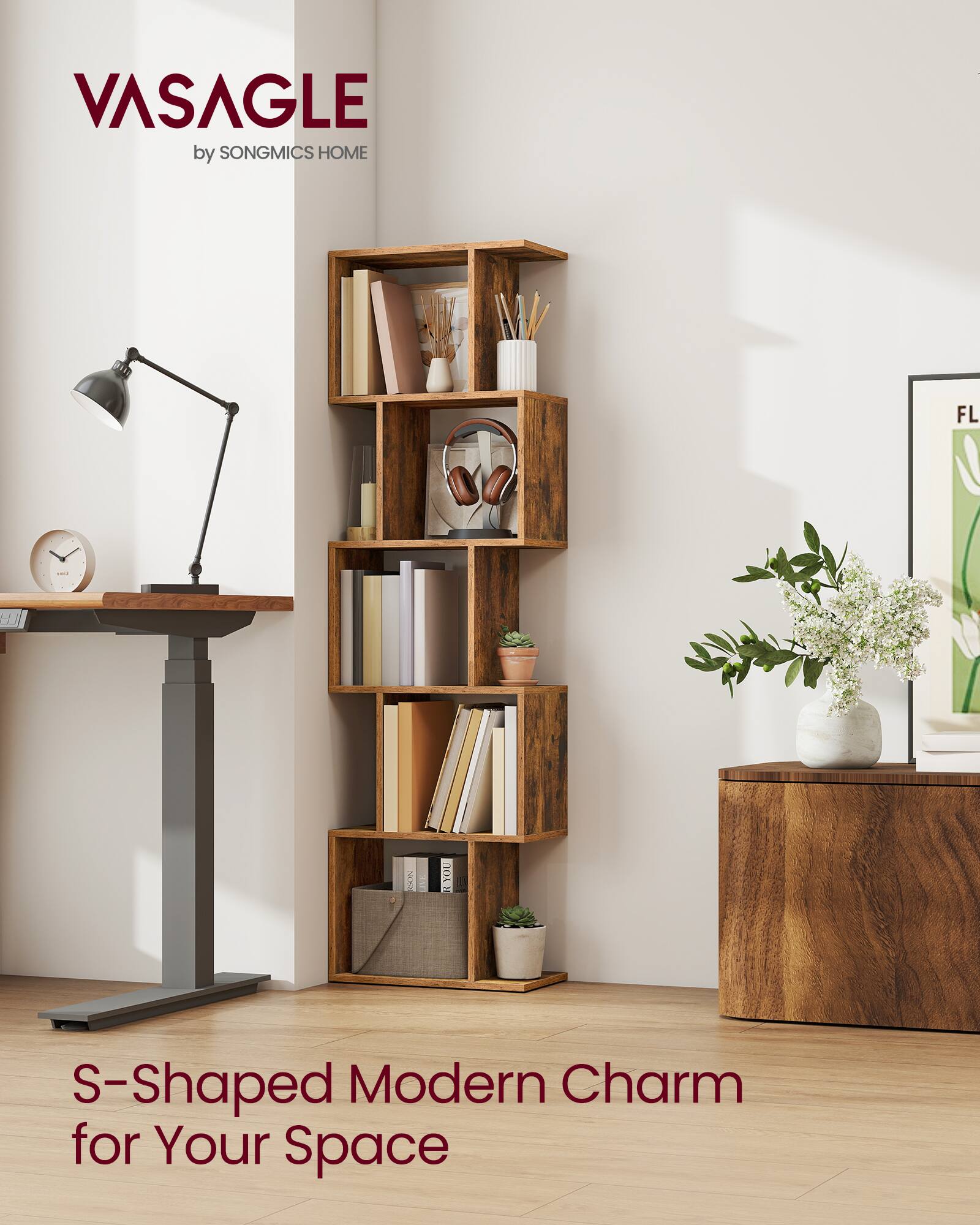 VASAGLE by SONGMICS HOME

S-Shaped Modern Charm for Your Space
