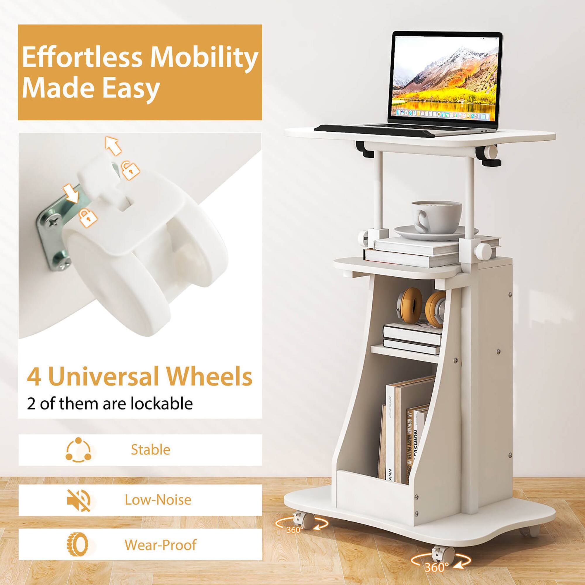 Effortless Mobility Made Easy

4 Universal Wheels
2 of them are lockable

Stable
Low-Noise
Wear-Proof

360°