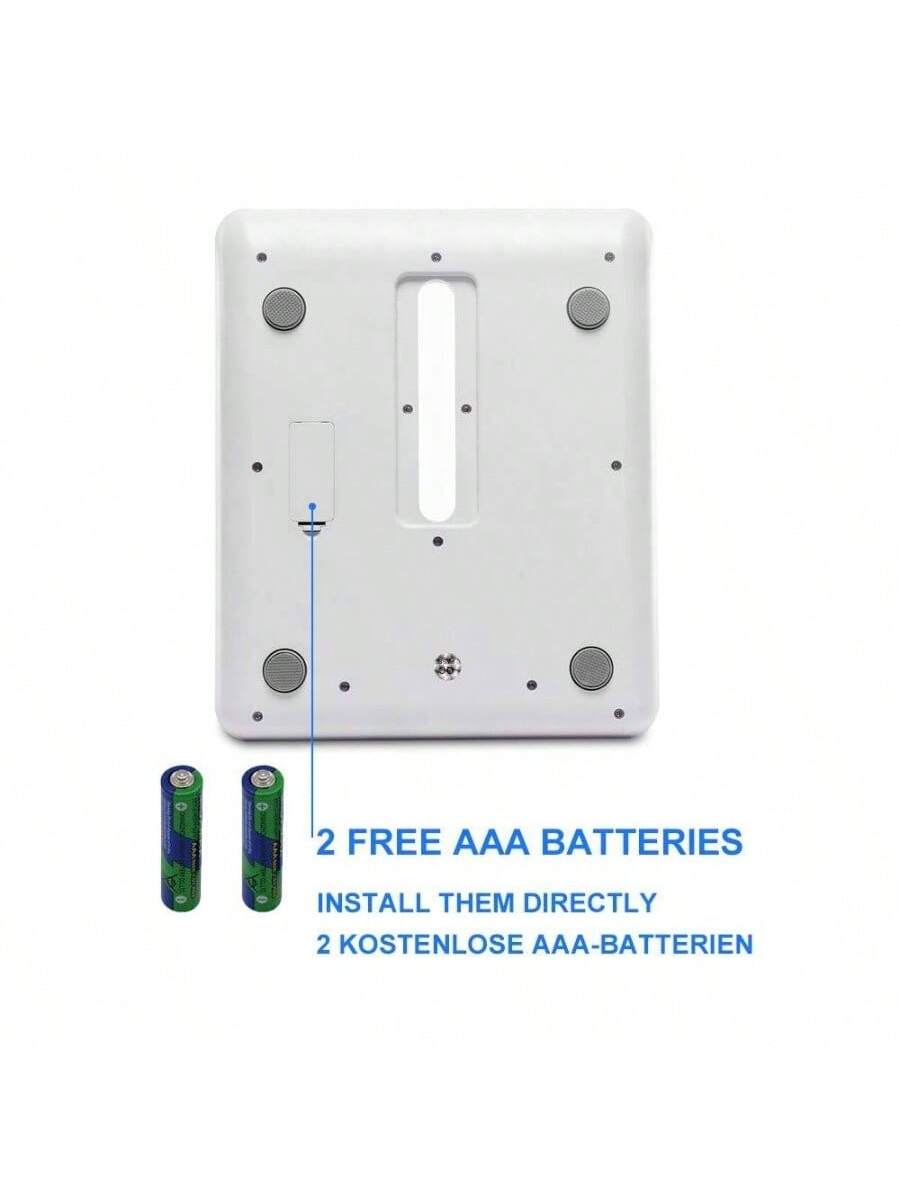 2 FREE AAA BATTERIES  
INSTALL THEM DIRECTLY  
2 KOSTENLOSE AAA-BATTERIEN